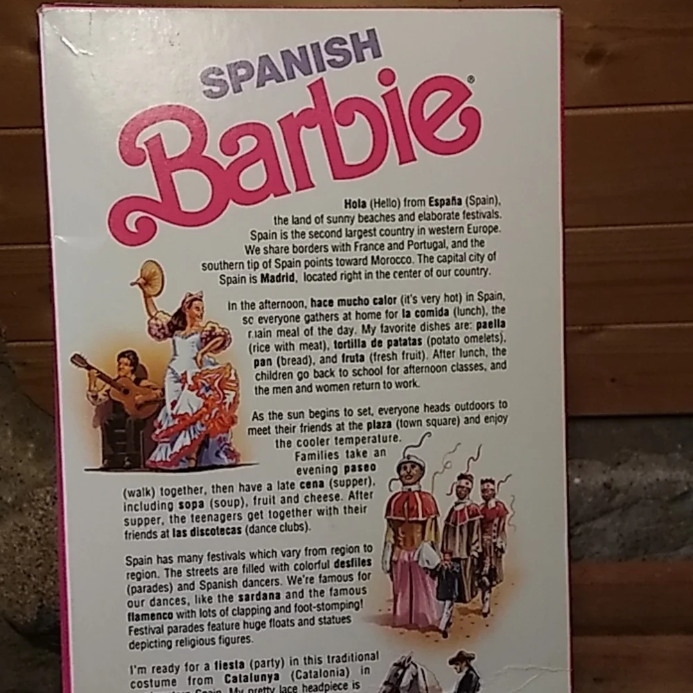 Spanish Barbie New in box unopened special edition dressed for Fiesta